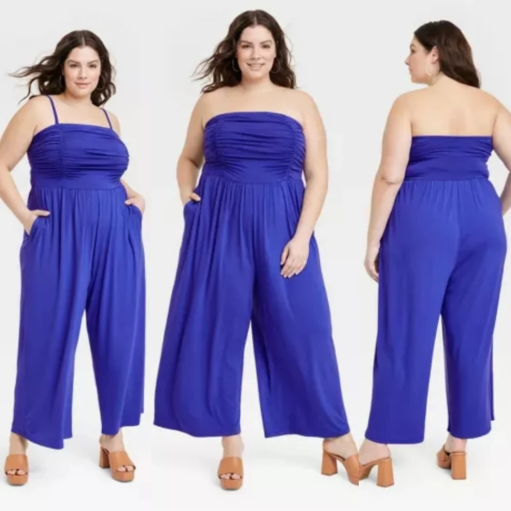 NWT AVA & VIV CONVERTIBLE STRAP JUMPSUIT